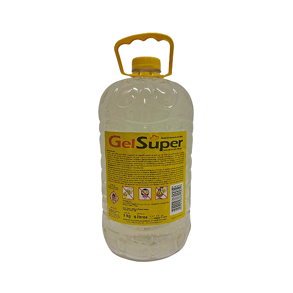 Álcool Supergel Acendedor para Rechaud C/ 5 Kg.