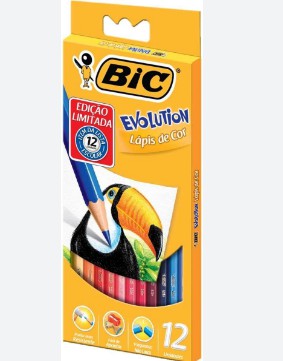 Lápis de Cor 12 Cores Bic - ES