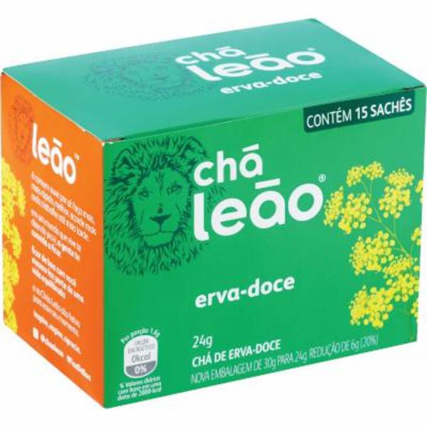 Chá de Erva-Doce Leão c/15 Saches Un.