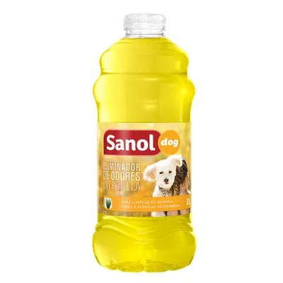 Eliminador de odores Sanol Dog Citronela c/2 Litros Un.