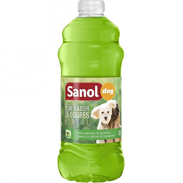 Eliminador de Odores Sanol Dog Herbal c/2 Litros Un.