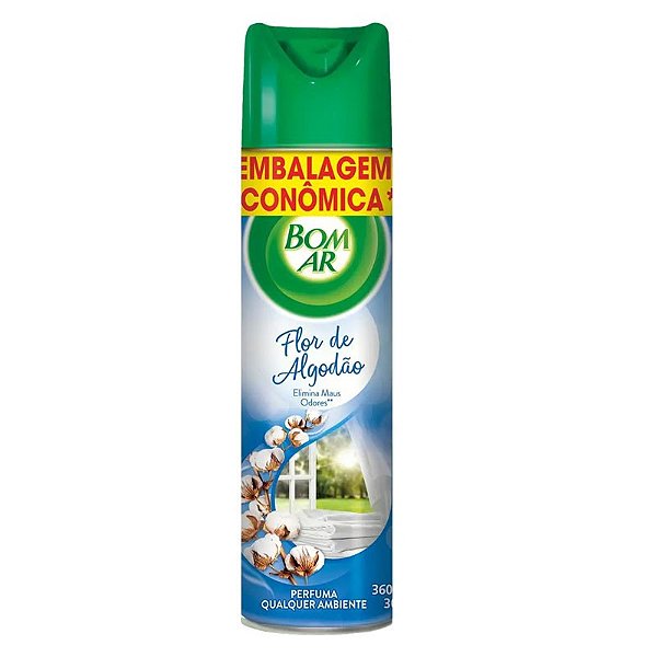 Bom Ar Spray Flor de Algodão c/ 360ml Un.