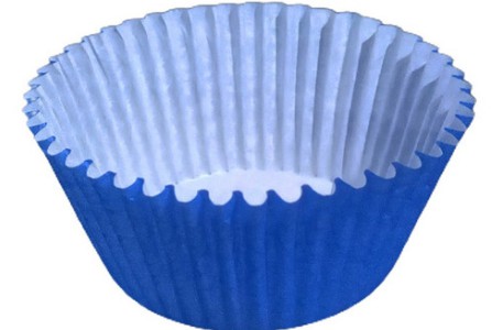 Forma p/ Cupcake Azul Escuro c/45 Un.