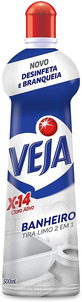 Veja X14 Banheiro com Cloro C/ 500ML