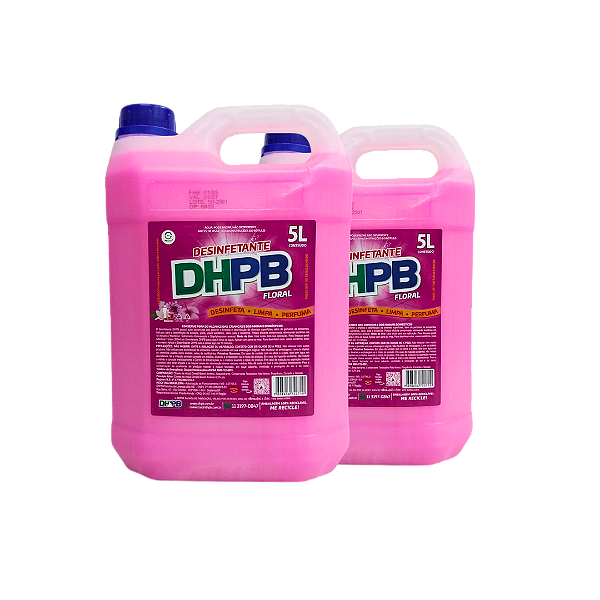 DESINFETANTE FLORAL DHPB GL 5 LTS. C/ 2 UN.