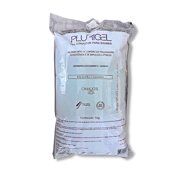 GEL CONDUTOR PLURIGEL P/ ULTRASSOM C/ 5KG (CARBOGEL)