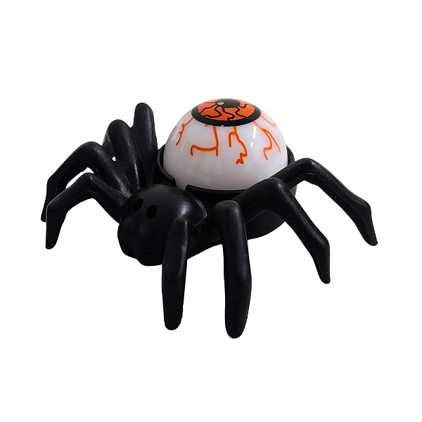 VELA LED ARANHA OLHO HALLOWEEN 9CM