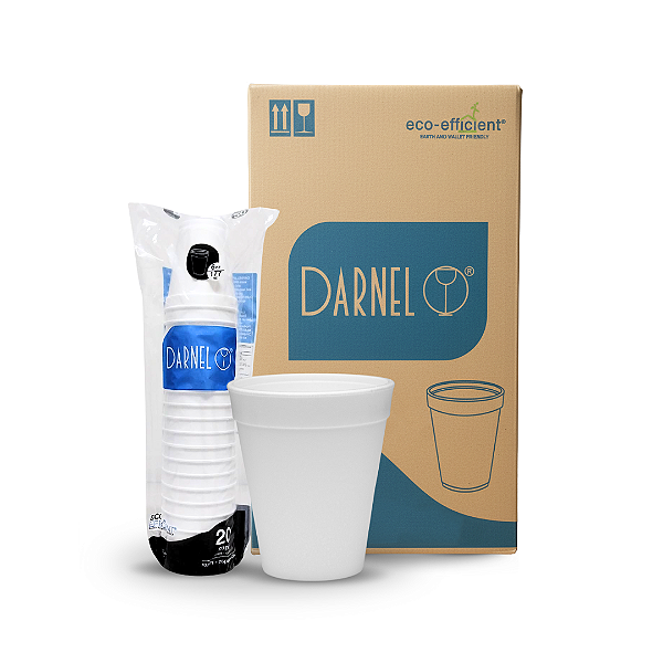 Copo Térmico Isopor EPS 177ml (6oz) Darnel 1000 Un.