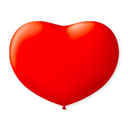 Balão Coração Vermelho 11.0 São Roque C/ 20 Un.