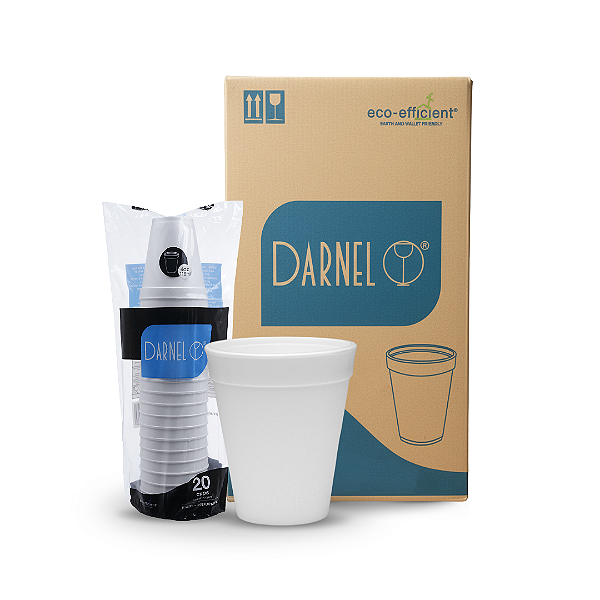 Copo Térmico Isopor EPS 118ml (4oz) Darnel Caixa 1000 Un.