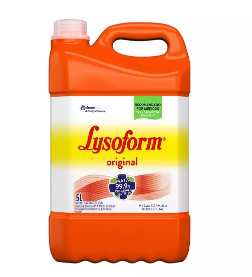 Desinfetante Lysoform Bruto Original 5 Litros Un.