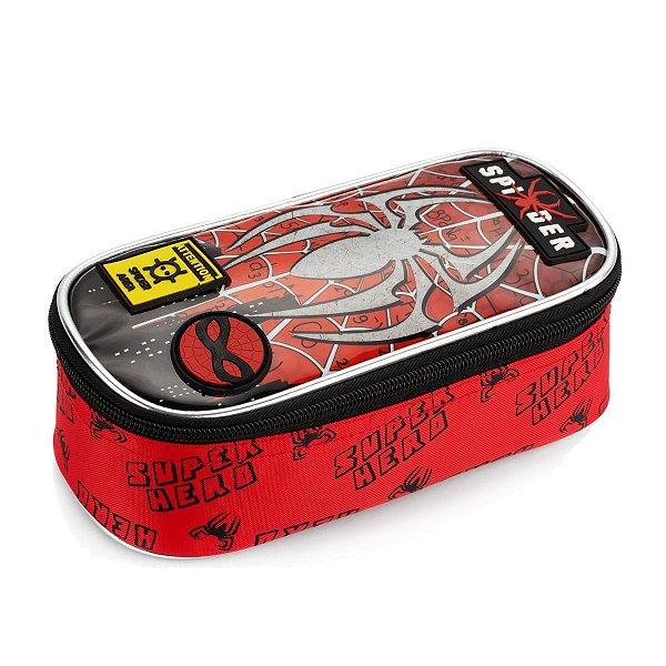 Estojo Escolar Grande Infantil Meninos Aranha Resistente