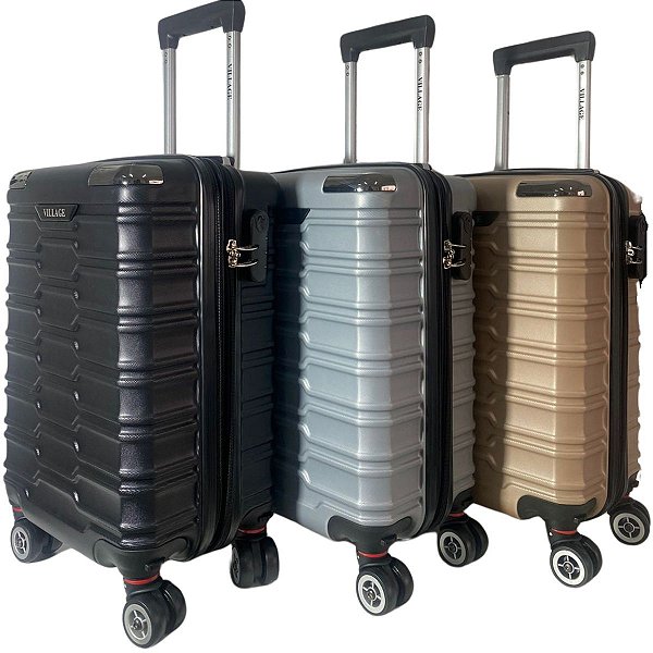 Mala Viagem Bordo Pequena De Mão 10kg Expansiva 4 Rodas 360