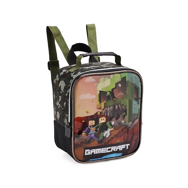 Lancheira Térmica Menino Gamecraft Escolar