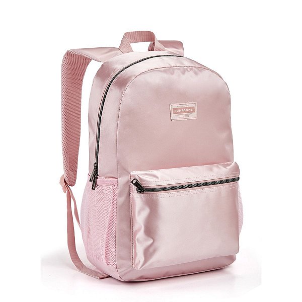 Mochila Costas Juvenil Feminina Reforçada Cetim
