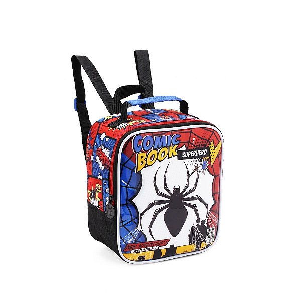 Lancheira Costas Térmica Infantil Menino Spider Aranha