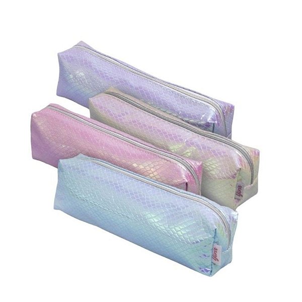 Estojo Escolar Juvenil Organizador Holográfico