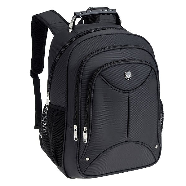 Mochila Costas Preta Reforçada Universitária Passeio