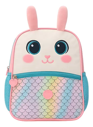 Mochila Costas Infantil Creche Menina Gatinha Pandinha