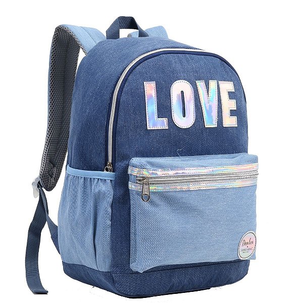 Mochila Bolsa Juvenil Feminina Escolar Universitaria