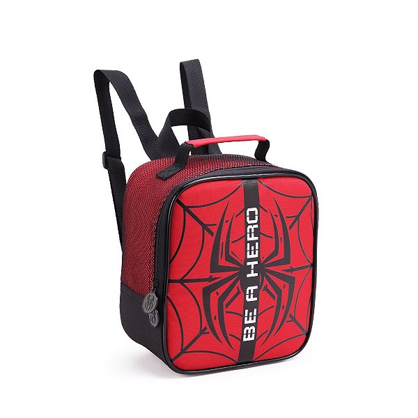 Lancheira Térmica Infantil Spider Herói Escolar Meninos
