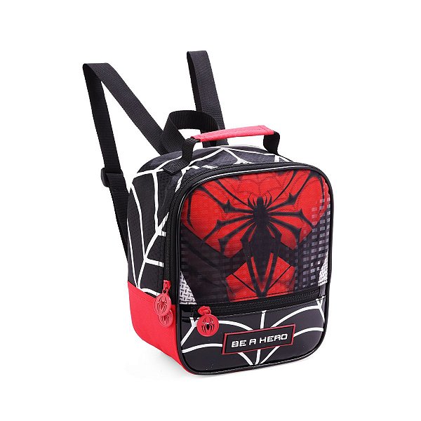 Lancheira Térmica Infantil Spider Dark Escolar Meninos
