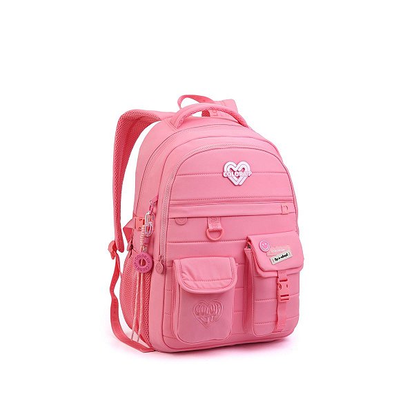 Mochila Costas Juvenil Feminina Escolar Grande E Moderna