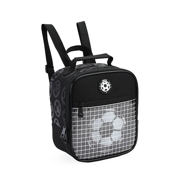 Lancheira Térmica Bola De Futebol Escolar Meninos