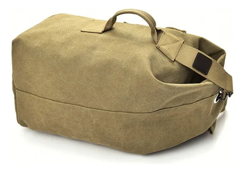 Dufle Bag Saco Vo Militar Em Lona Transporte De Roupas