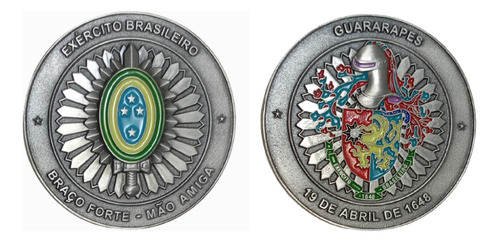 Moeda Eb Braço Forte Mão Amiga Exército