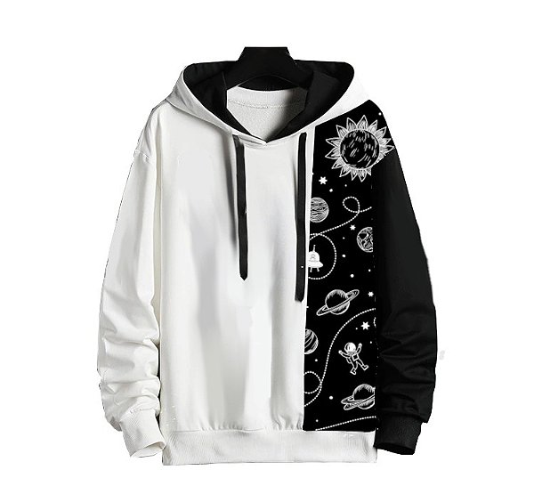 Blusa de Moletom | Respingos de Tinta Planetas