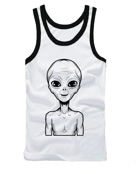 Regata Masculina Tecido Elastano Superior MD1 | Et Preto