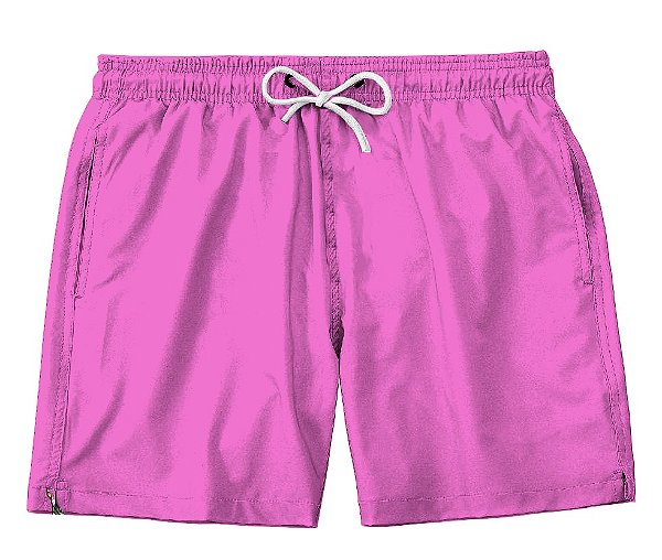 Short Masculino de Tactel | Cor de Rosa
