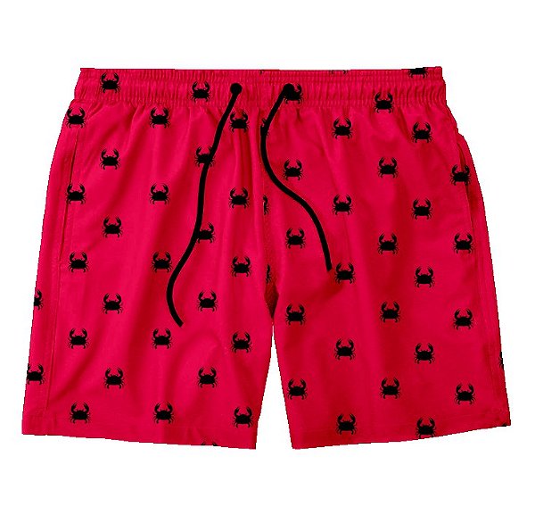 Short Masculino de Tactel | Caranguejos