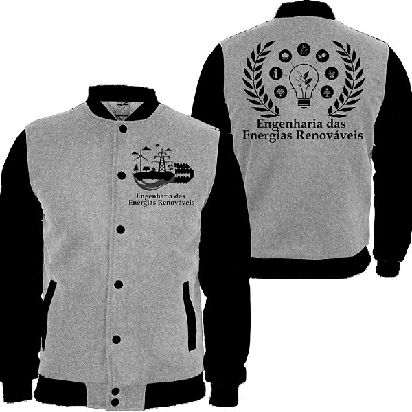 Universitários - Jaqueta College - Curso Engenharia de Energias Renováveis
