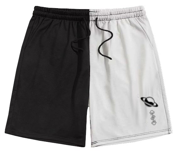 Bermuda Masculina de Moletom |  P&B Saturno