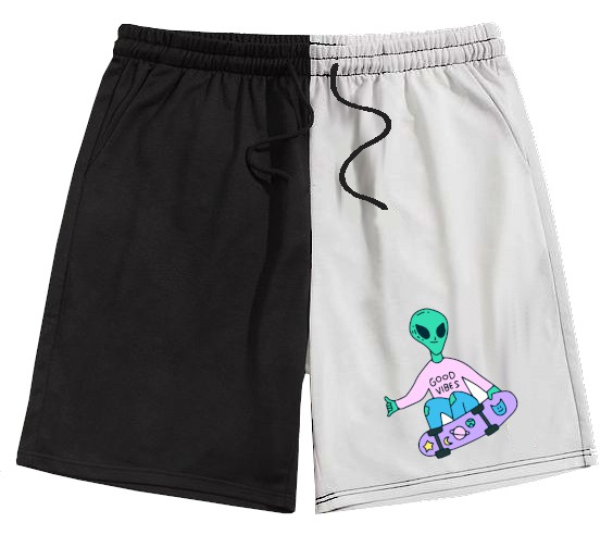 Bermuda Masculina de Moletom |  P&B Et Good Vibes