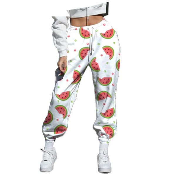 Calça Feminina de Moletom | Melancias