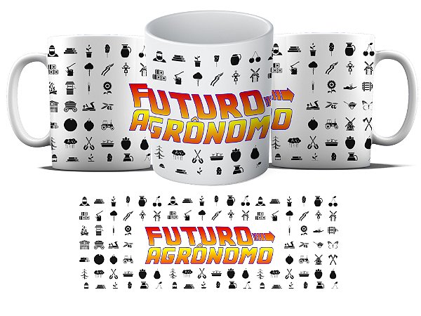Caneca Personalizada - Curso Agronomia - Futuro Agronomo MD03