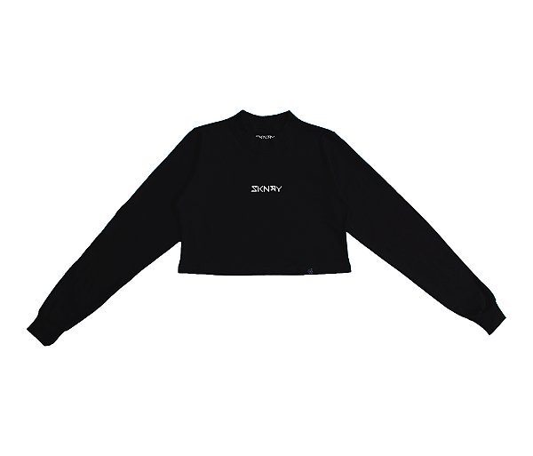 CROPPED MANGA LONGA SKNDY SPORT "TRUST THE PROCESS"