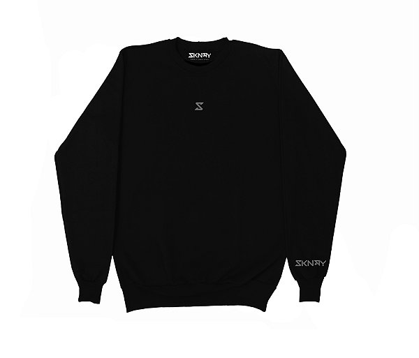 MOLETOM SKNDY OVERSIZED BASIC'S BLACK