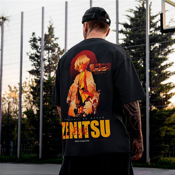 CAMISETA ZENITSU SKNDY OVERSIZED "HEKIREKI ISSEN"