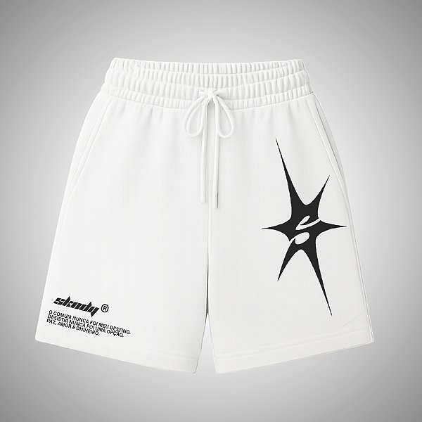 SKNDY PROGRESS 2.0 BERMUDA MOLETOM BRANCA