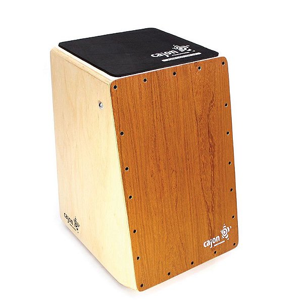 Cajon Acústico C. Percussion Eco Imbuia CE202 Look Music Instrumentos