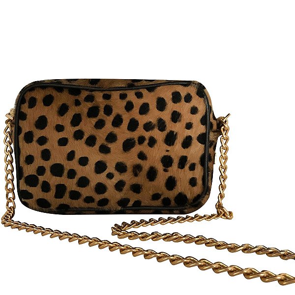 Bolsa tiracolo animal print Clearance
