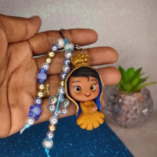 Chaveiro Nossa Senhora Aparecida de Biscuit