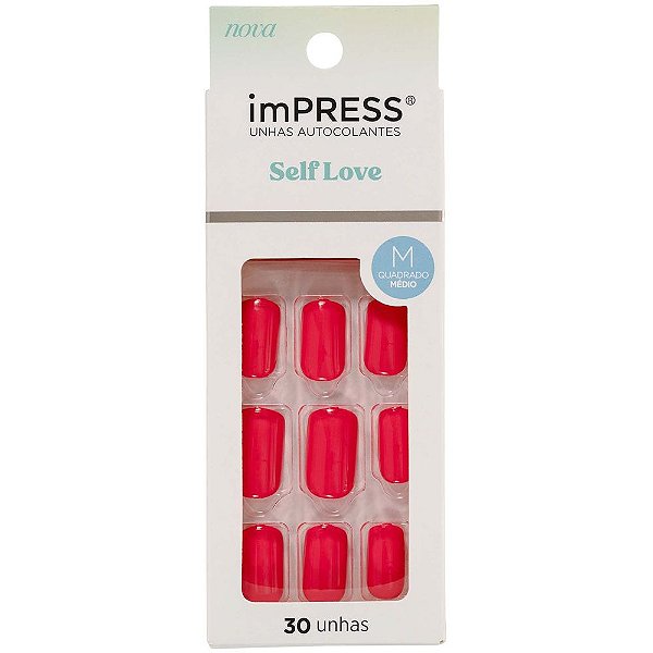 Unhas Kiss Impress Self Love Medium 220v