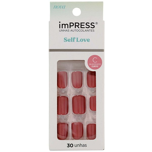 Unhas Kiss Impress Self Love Short Crush