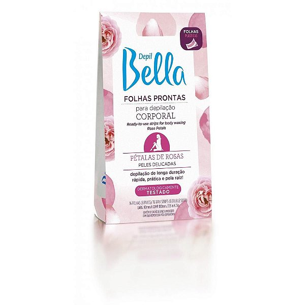 Folhas Prontas Depil Bella Corporal Pétalas C/16 Pa1220