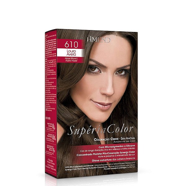 Tonalizante Amend Supéria Color 610 Louro Avelã